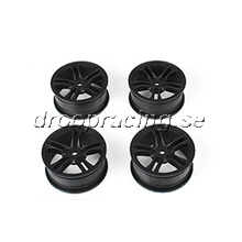 5 Spoke Black - Baked Coating 4 st