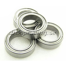TM E4 - Ball Bearings 10x15x4mm Rubber sealed