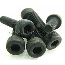 TM E4 - M3x18mm - Platt huvud - Insex