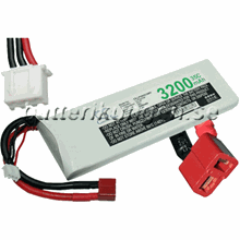 LiPo 2 cell - 7.4 V - 3.200 mAh