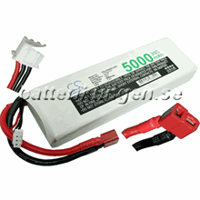 LiPo 2 cell - 7.4 V - 5.000 mAh