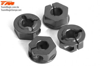 Option Part - TM E4D/E4D-MF - Aluminium Hex Wheel Adaptor